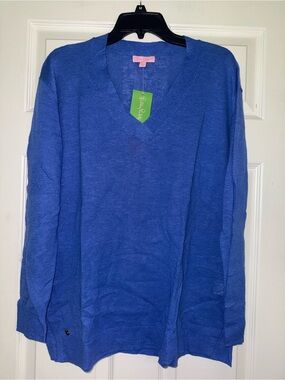 Lilly Pulitzer V-Neck Lightweight Sweater